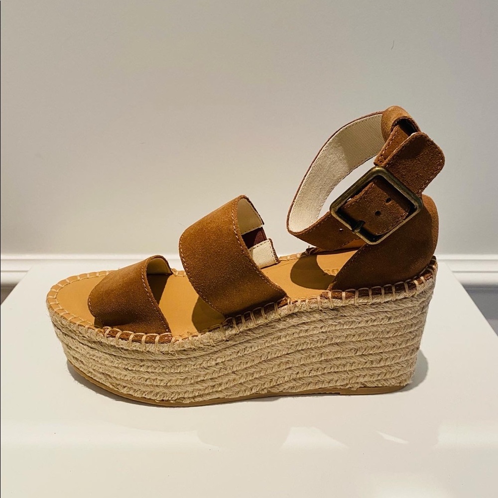Brand new SOLUDOS Suede Espadrille Wedge Sandals